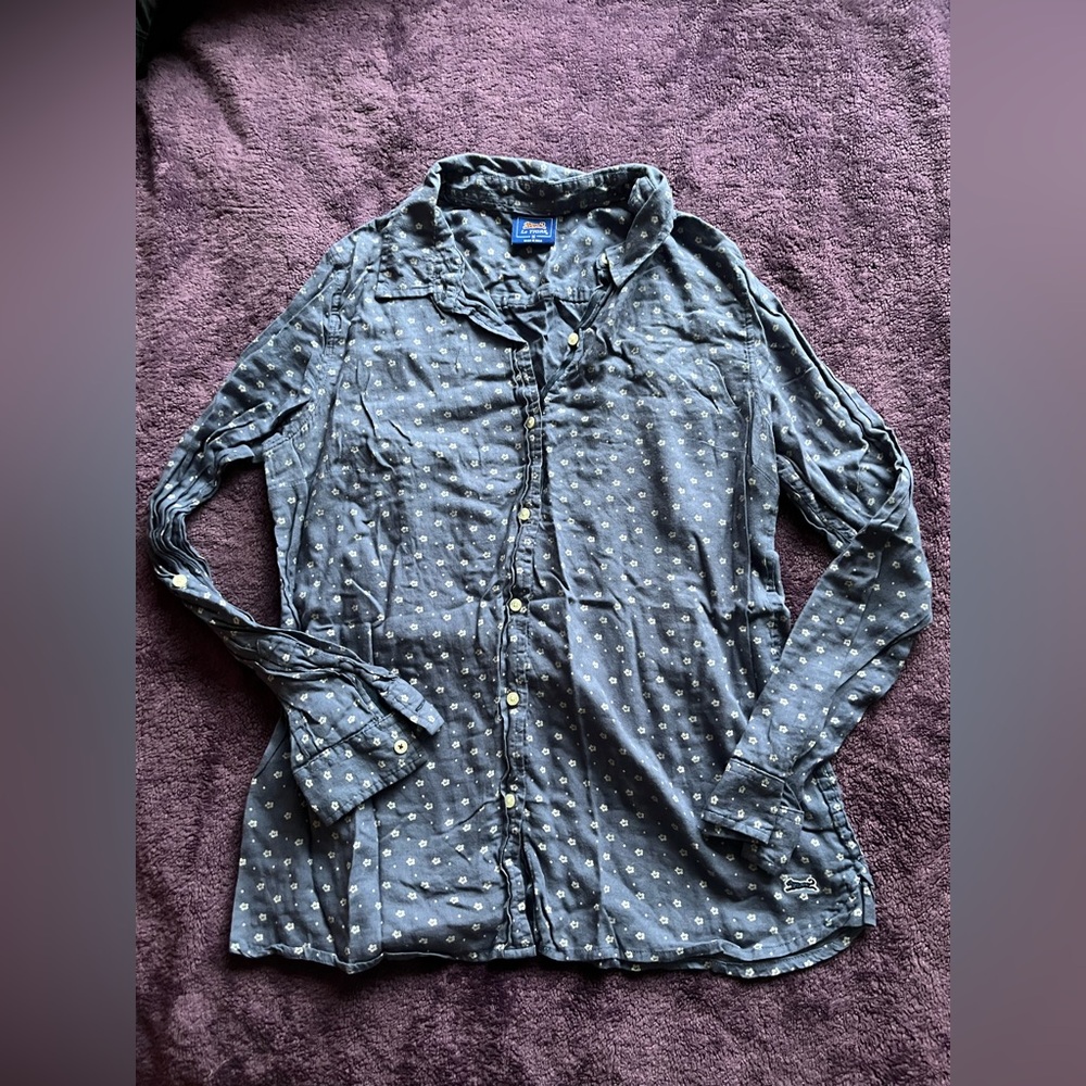 Le Tigre Floral Buttondown